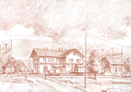 Nr. 08 - Bahnhof (Willy Hug 1910 - 1996)